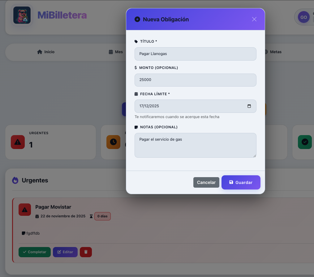 Gestionar obligaciones financieras Colombia